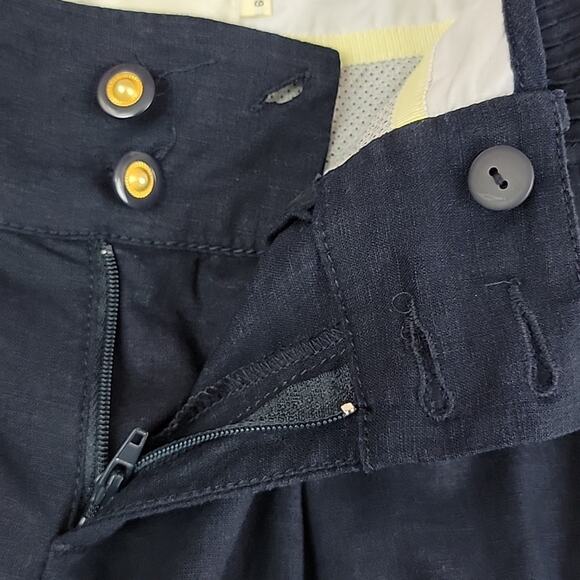 Elevenses blue linen blend shorts 6 - Picture 5 of 11